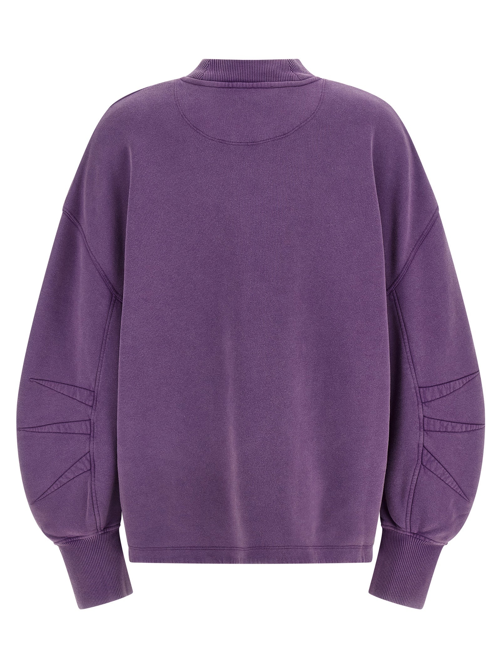 The Attico Purple Cotton Sweatshirt