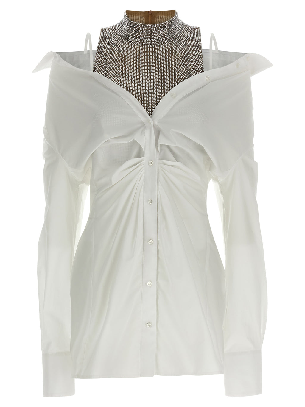 Giuseppe Di Morabito White Cotton Short Dress