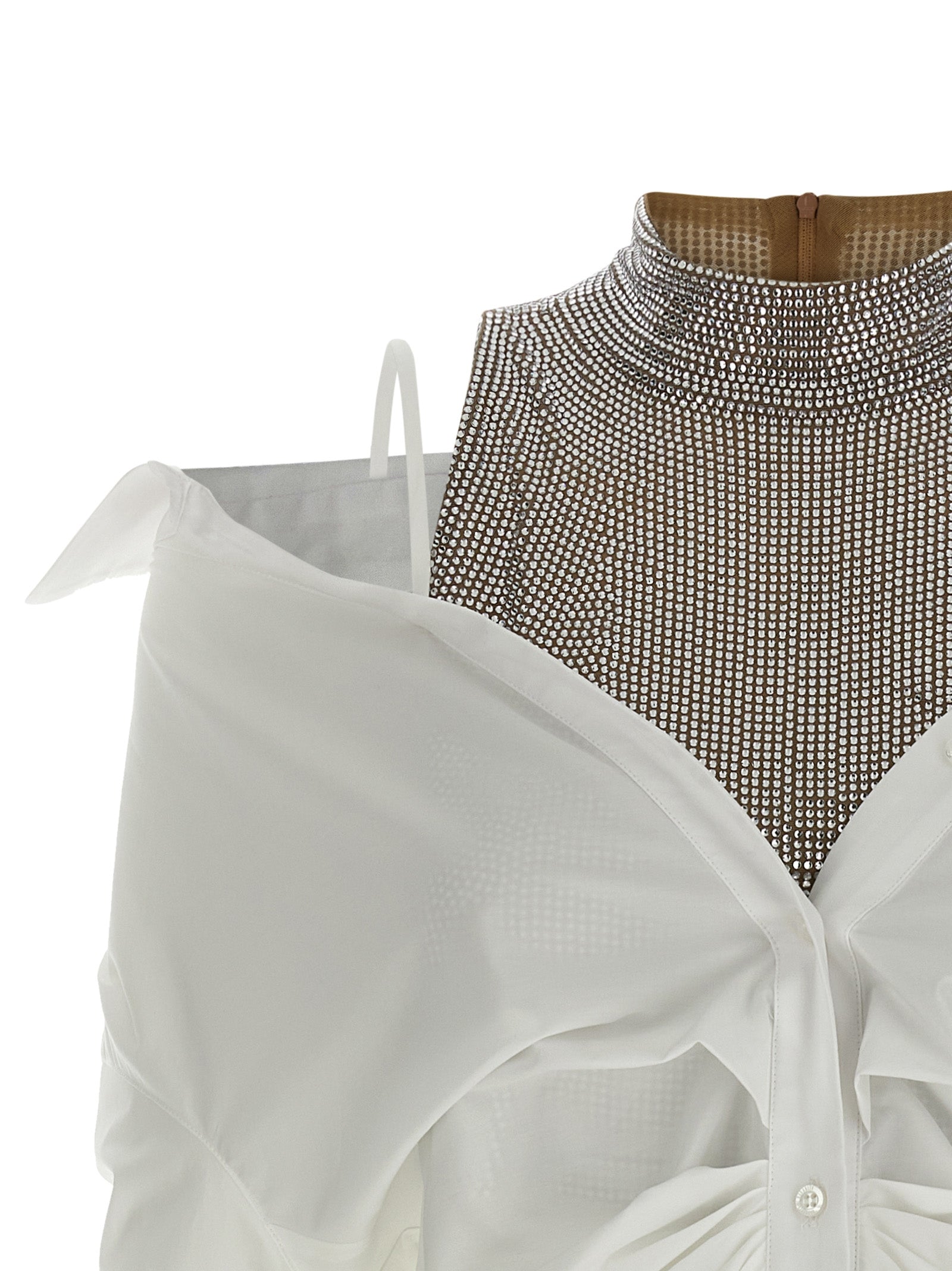 Giuseppe Di Morabito White Cotton Short Dress