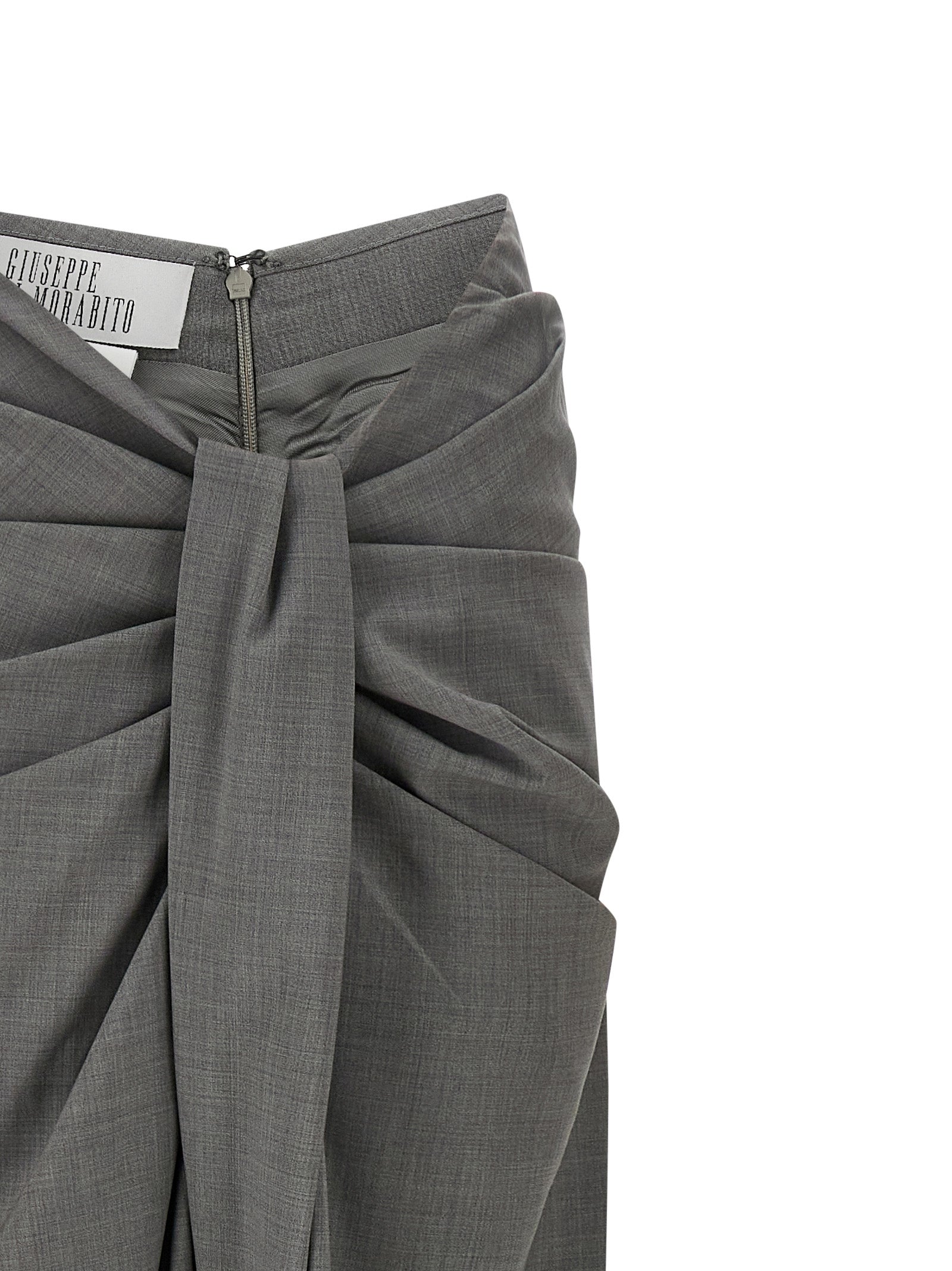 Giuseppe Di Morabito Gray Virgin Wool Dress Pants