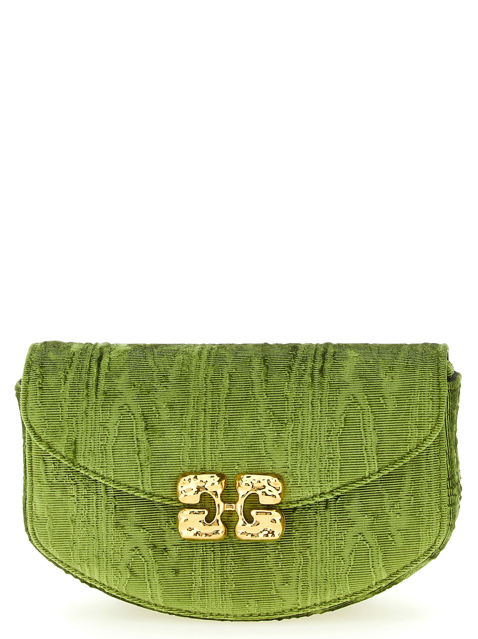 Ganni Bicolor Polyester Wallet
