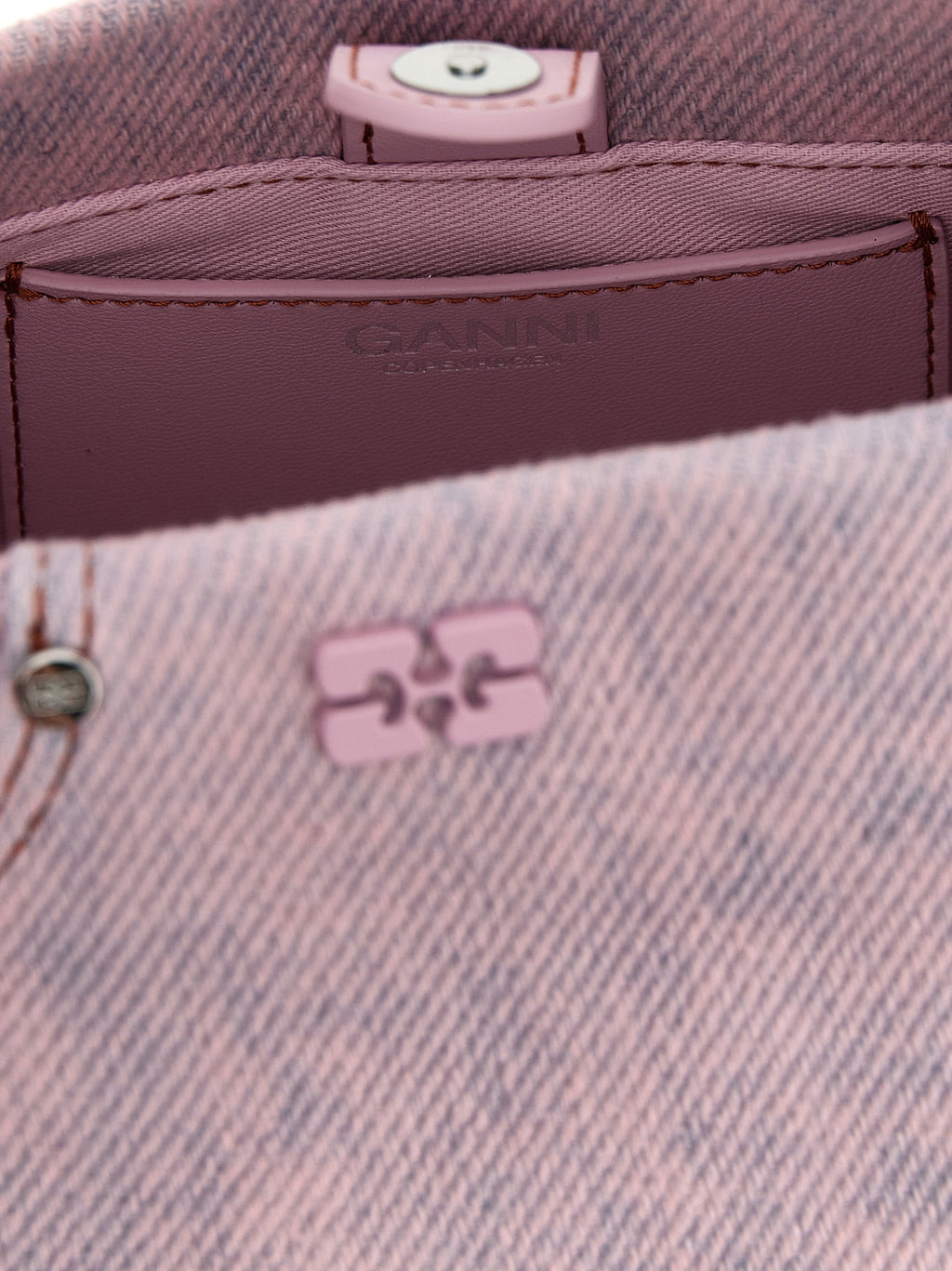Ganni Multicolor Organic Cotton Handbag
