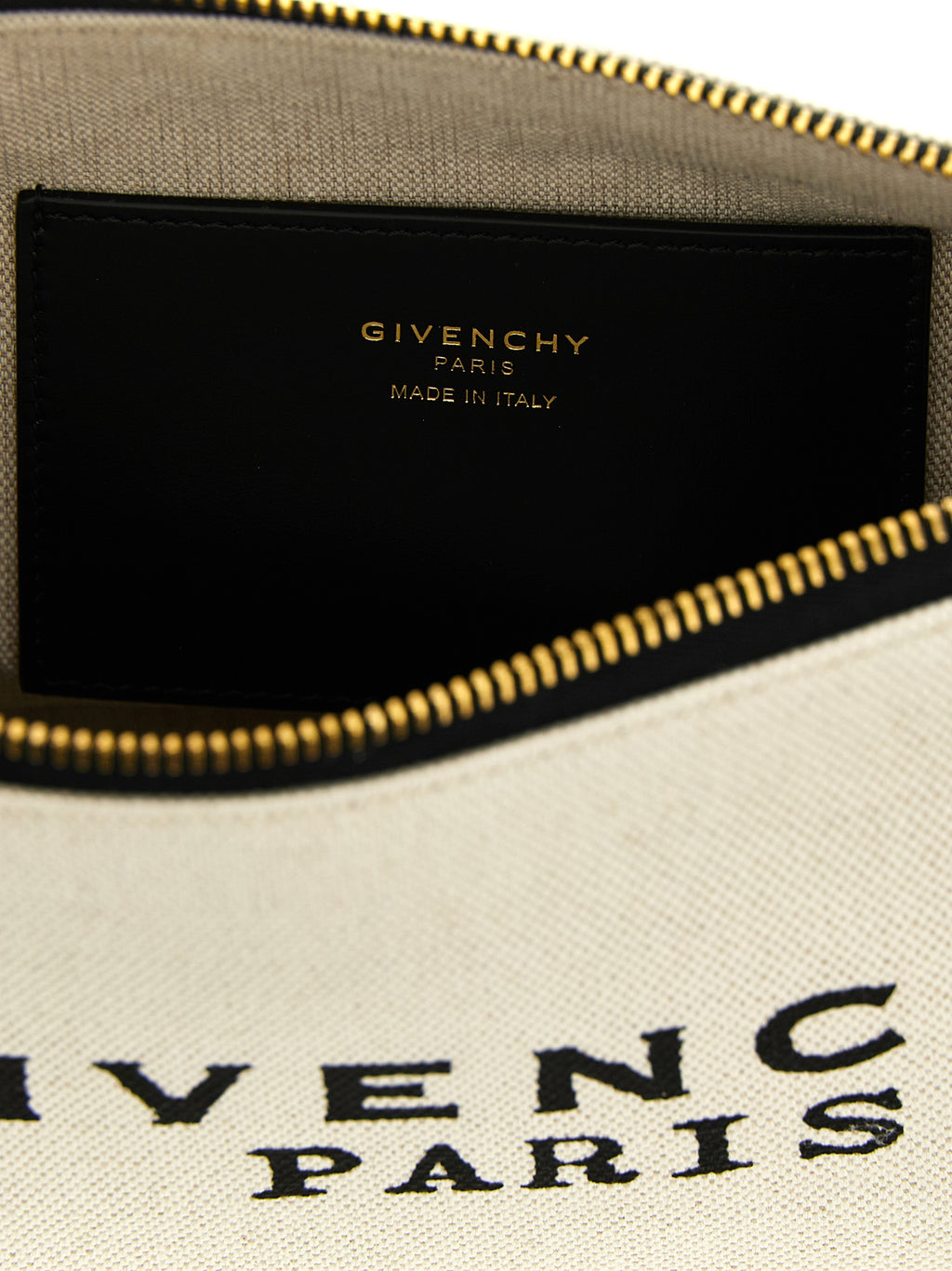Givenchy Beige Cotton Clutch Bag