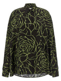 Dries Van Noten Black Viscose Blouse