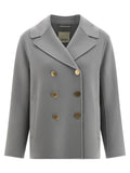 'S Max Mara Gray Virgin Wool Blazer