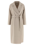 'S Max Mara Beige Virgin Wool Coat