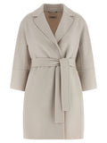 'S Max Mara Beige Virgin Wool Coat