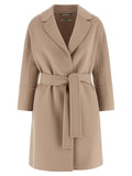 'S Max Mara Beige Virgin Wool Coat