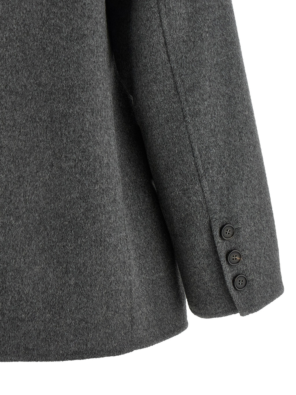 'S Max Mara Gray Virgin Wool Blazer