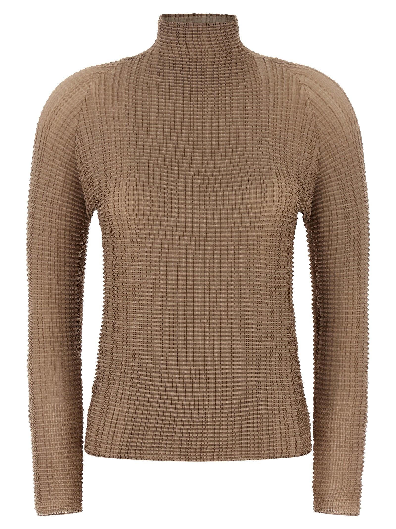 Issey Miyake Beige Polyester Blouse