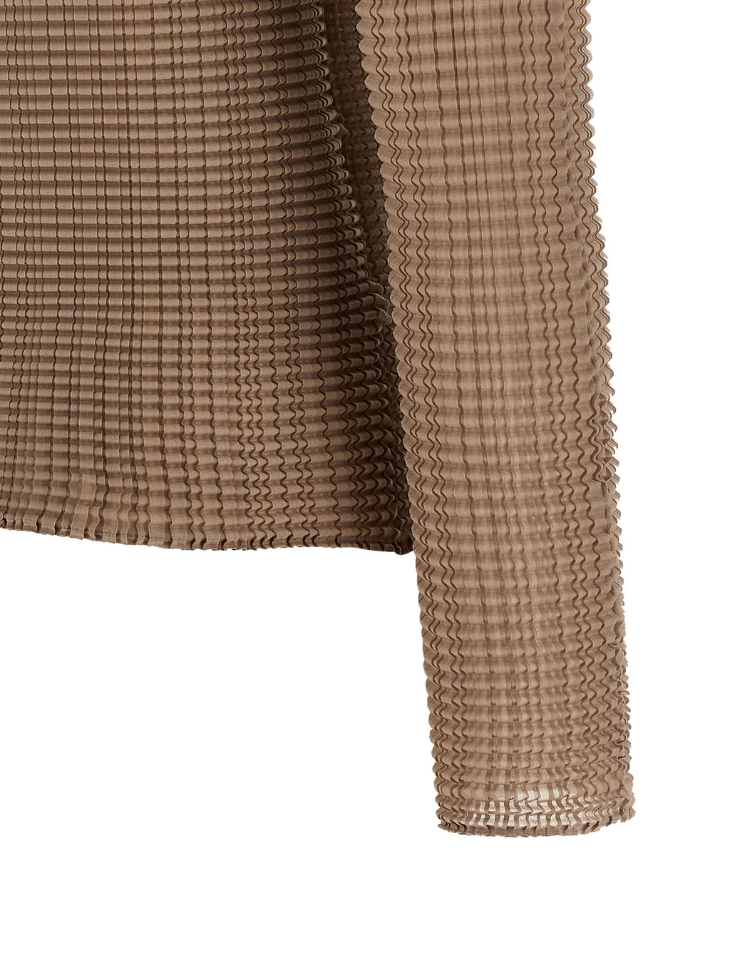 Issey Miyake Beige Polyester Blouse