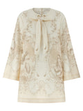 Zimmermann Beige Linen Short Dress