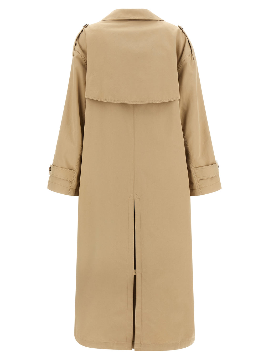 MM6 Maison Margiela Beige Cotton Coat