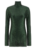 Norma Kamali Bicolor Polyester Short Dress