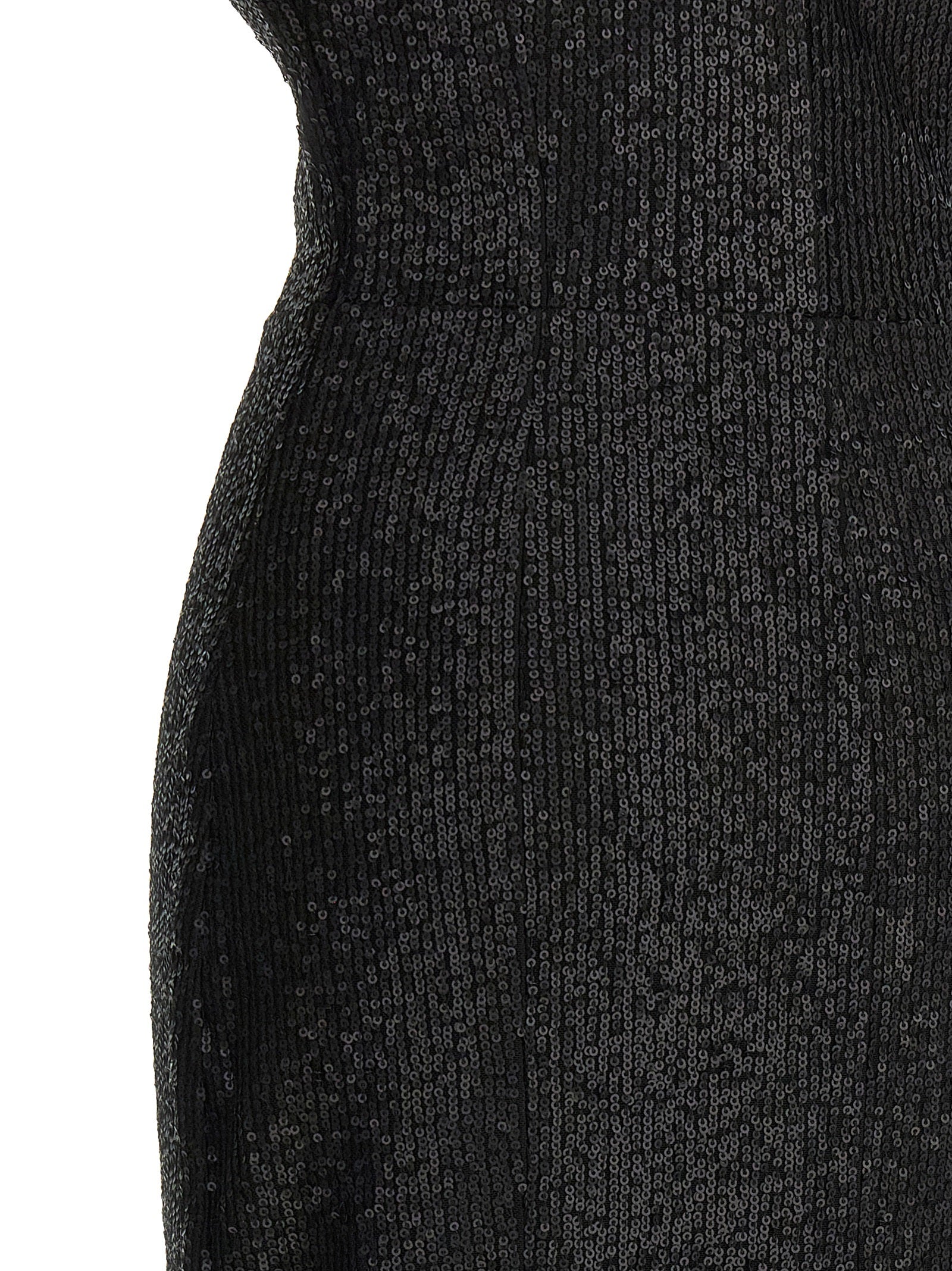 Norma Kamali Black Polyester Maxi Dress
