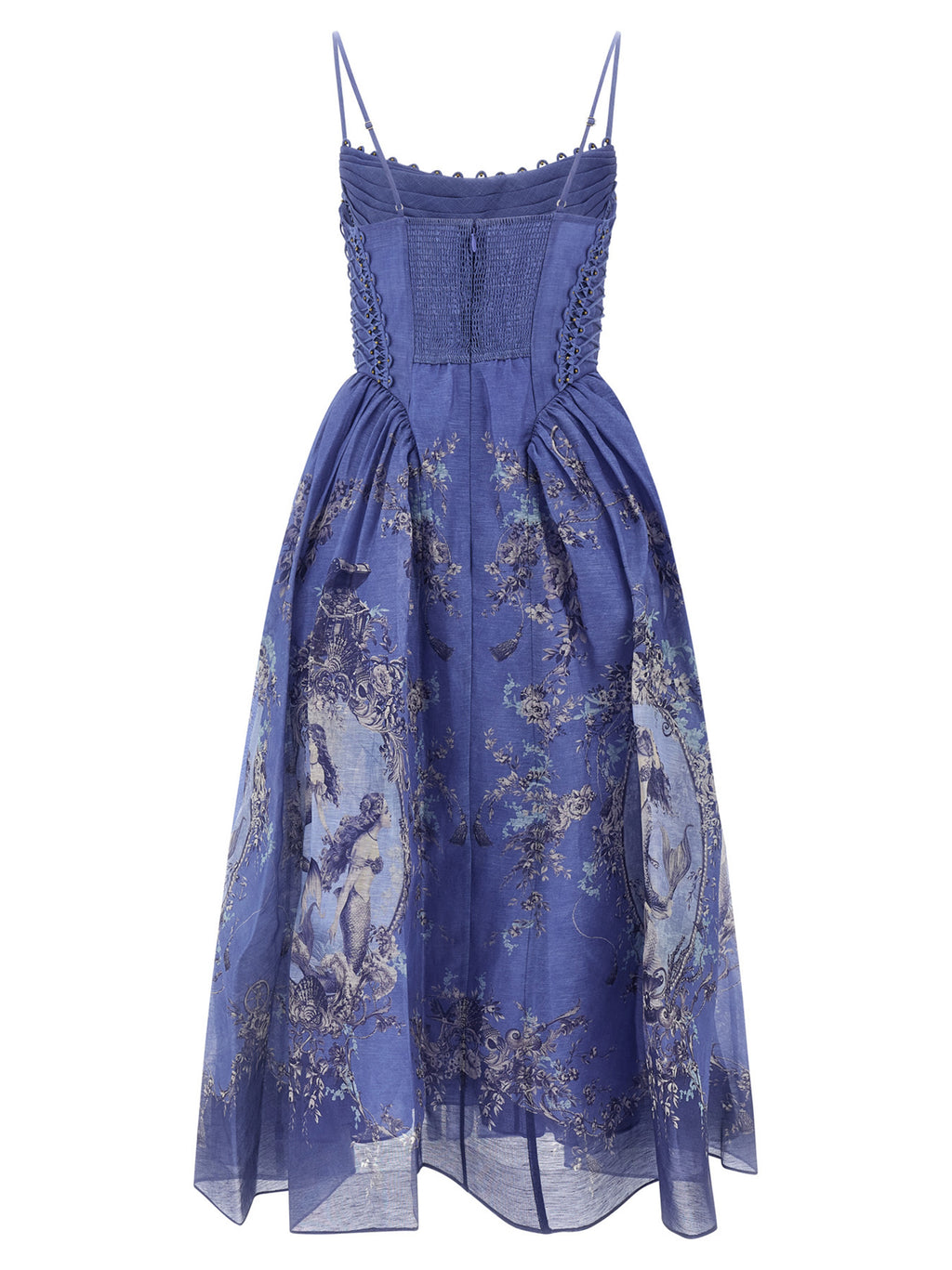 Zimmermann Blue Linen Long Dress
