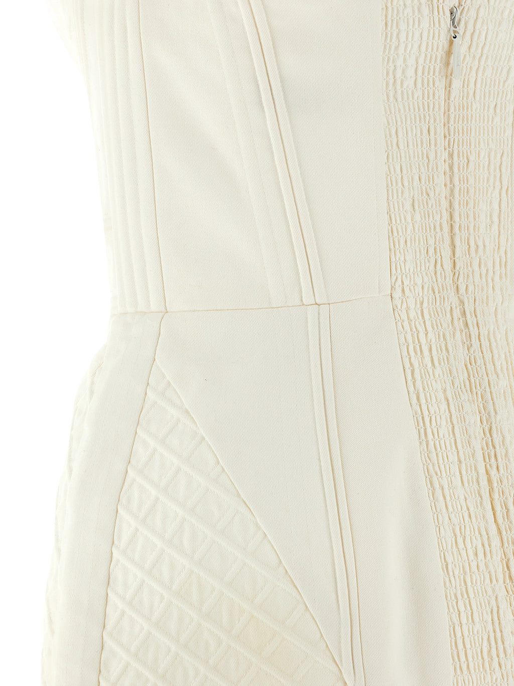 Zimmermann White Cotton Short Dress