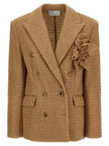 Giuseppe Di Morabito Beige Polyamide Blazer