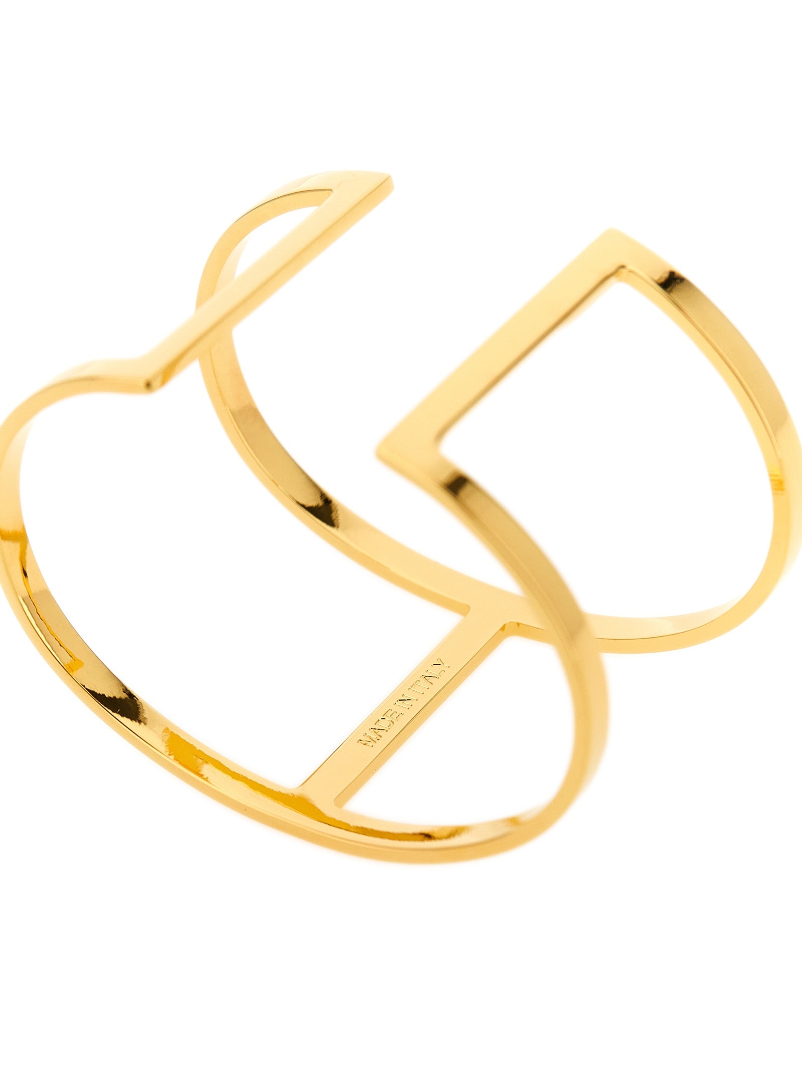 Elisabetta Franchi Gold Brass Bracelet