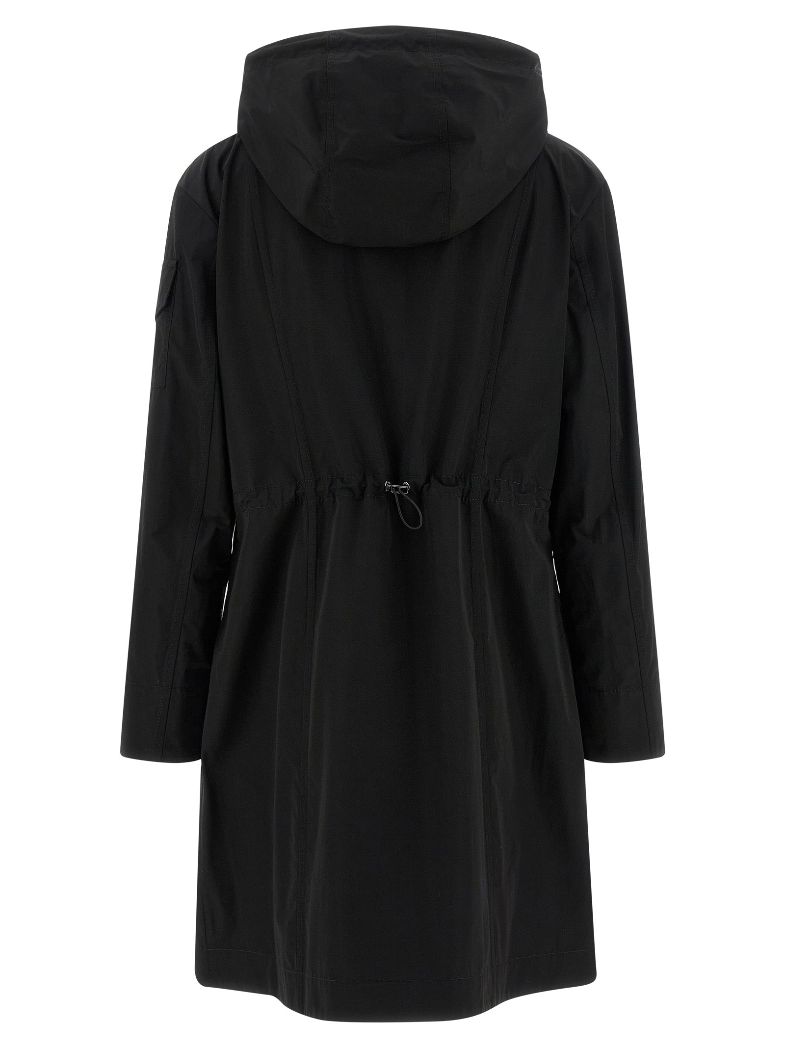 Moncler Black Polyester Parka