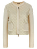 Moncler Beige Cotton Cardigan