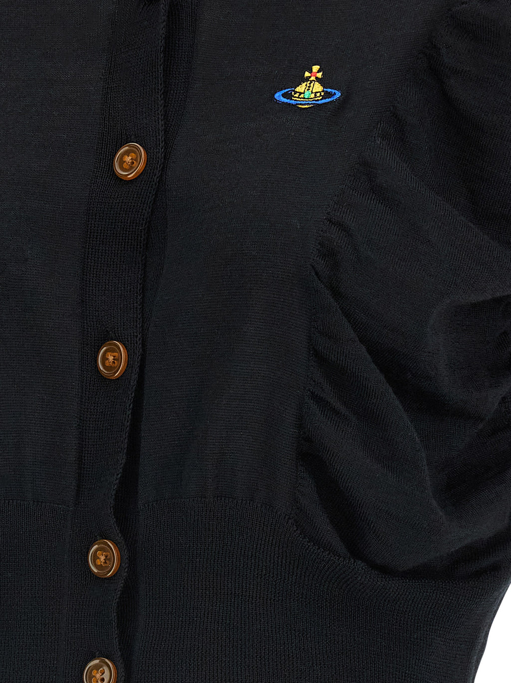 Vivienne Westwood Black Wool Cardigan