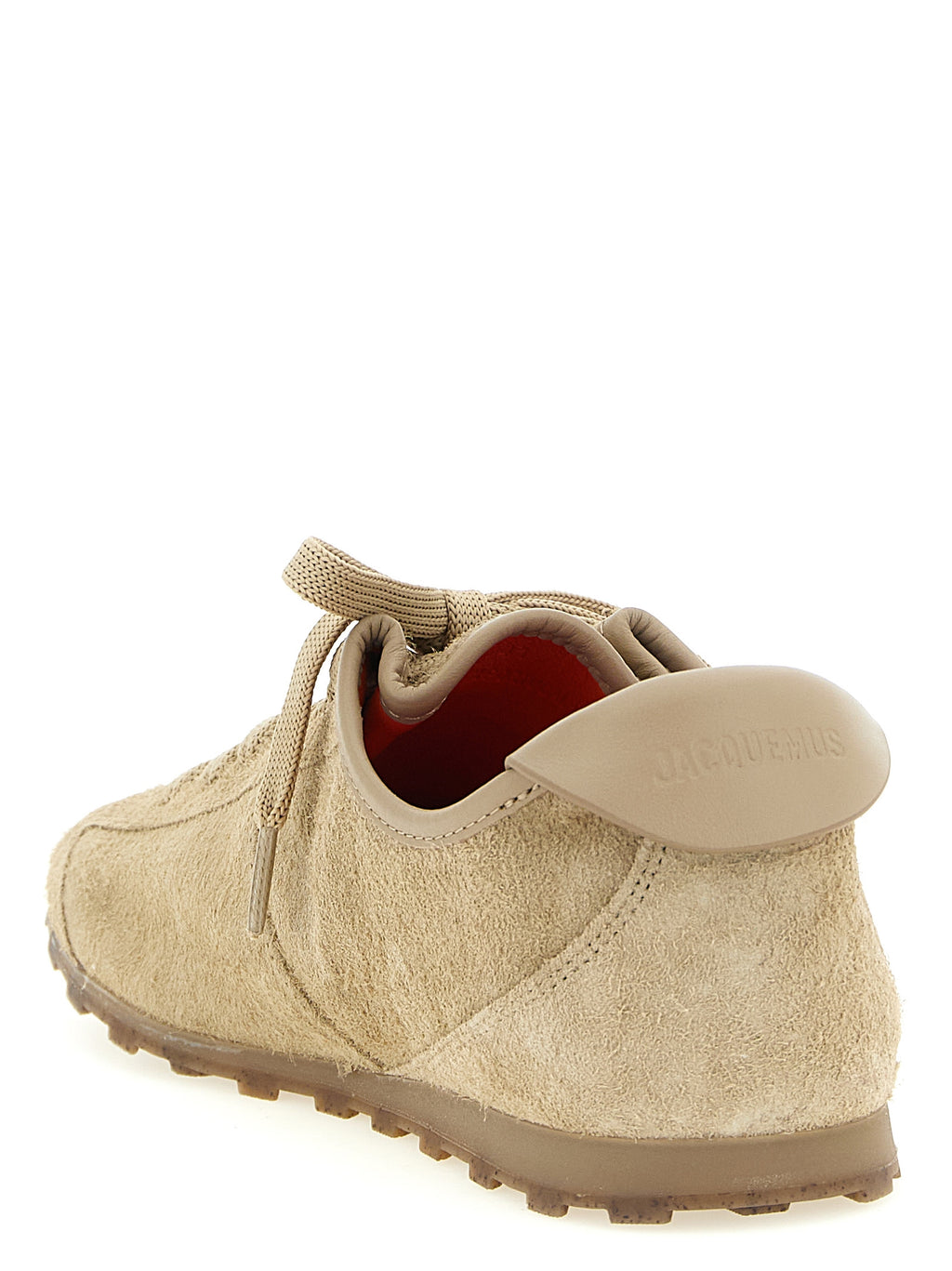 Jacquemus Beige Cowhide Athletic Sneakers