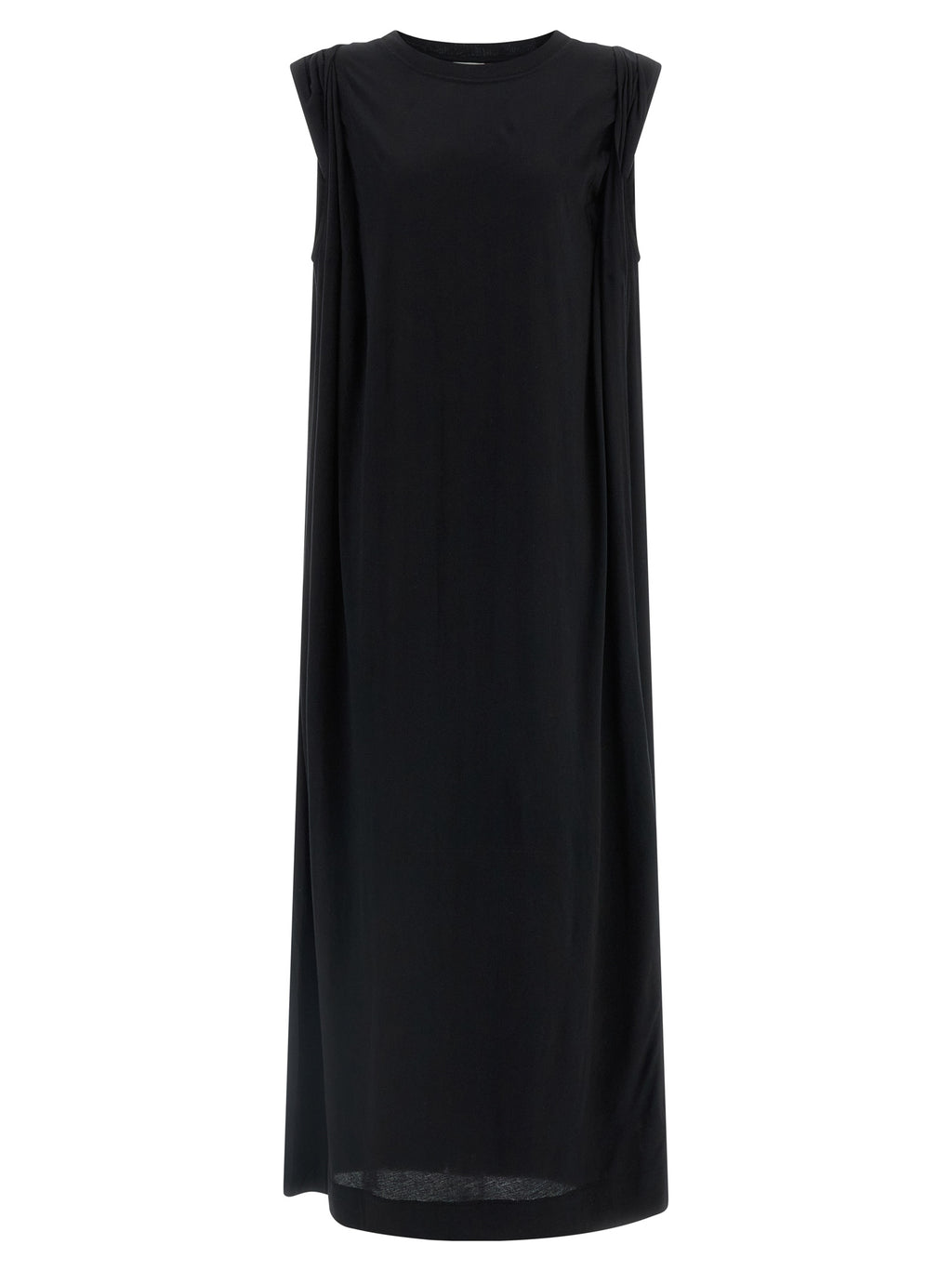 Dries Van Noten Black Cotton Long Dress