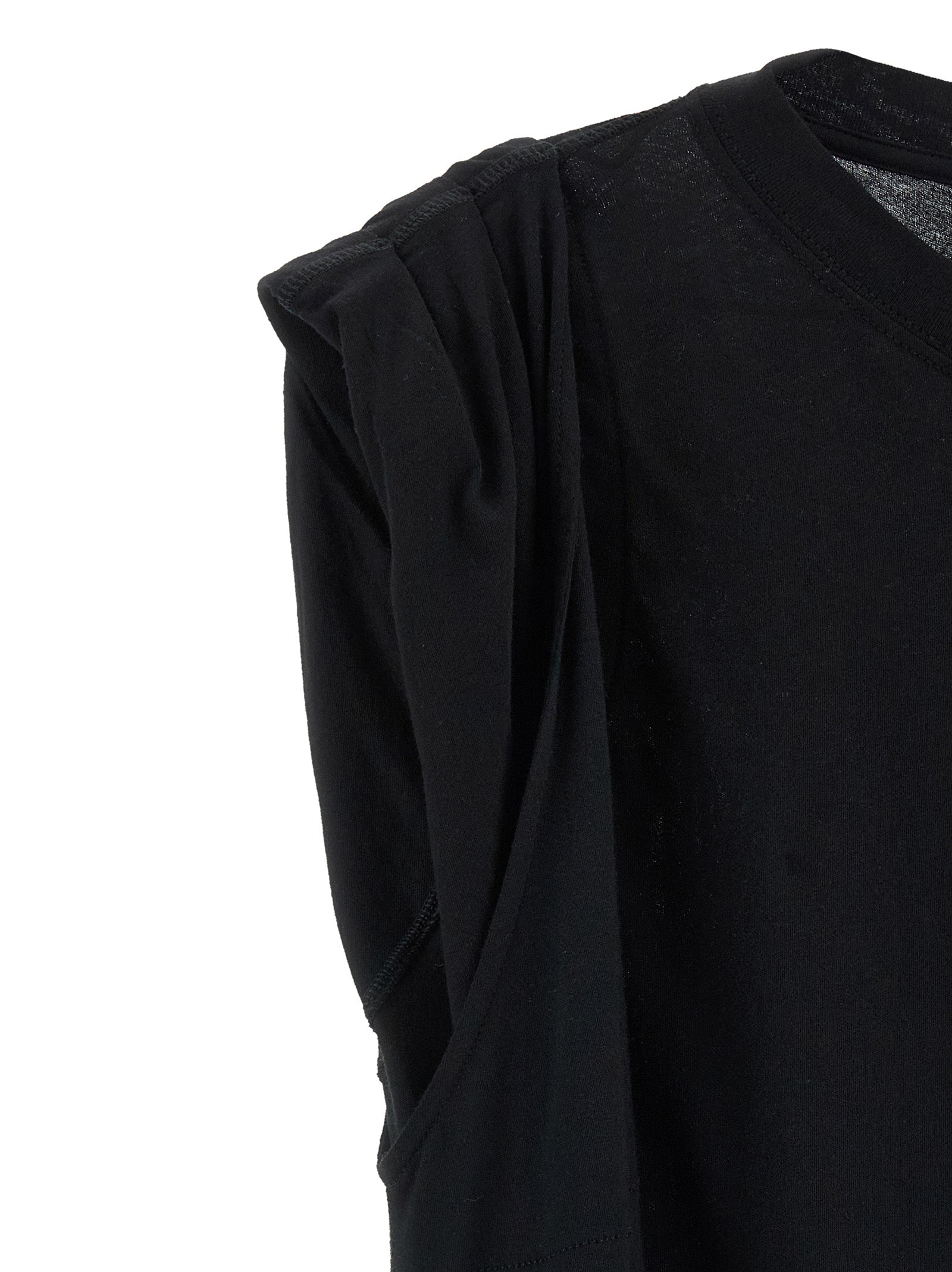 Dries Van Noten Black Cotton Long Dress