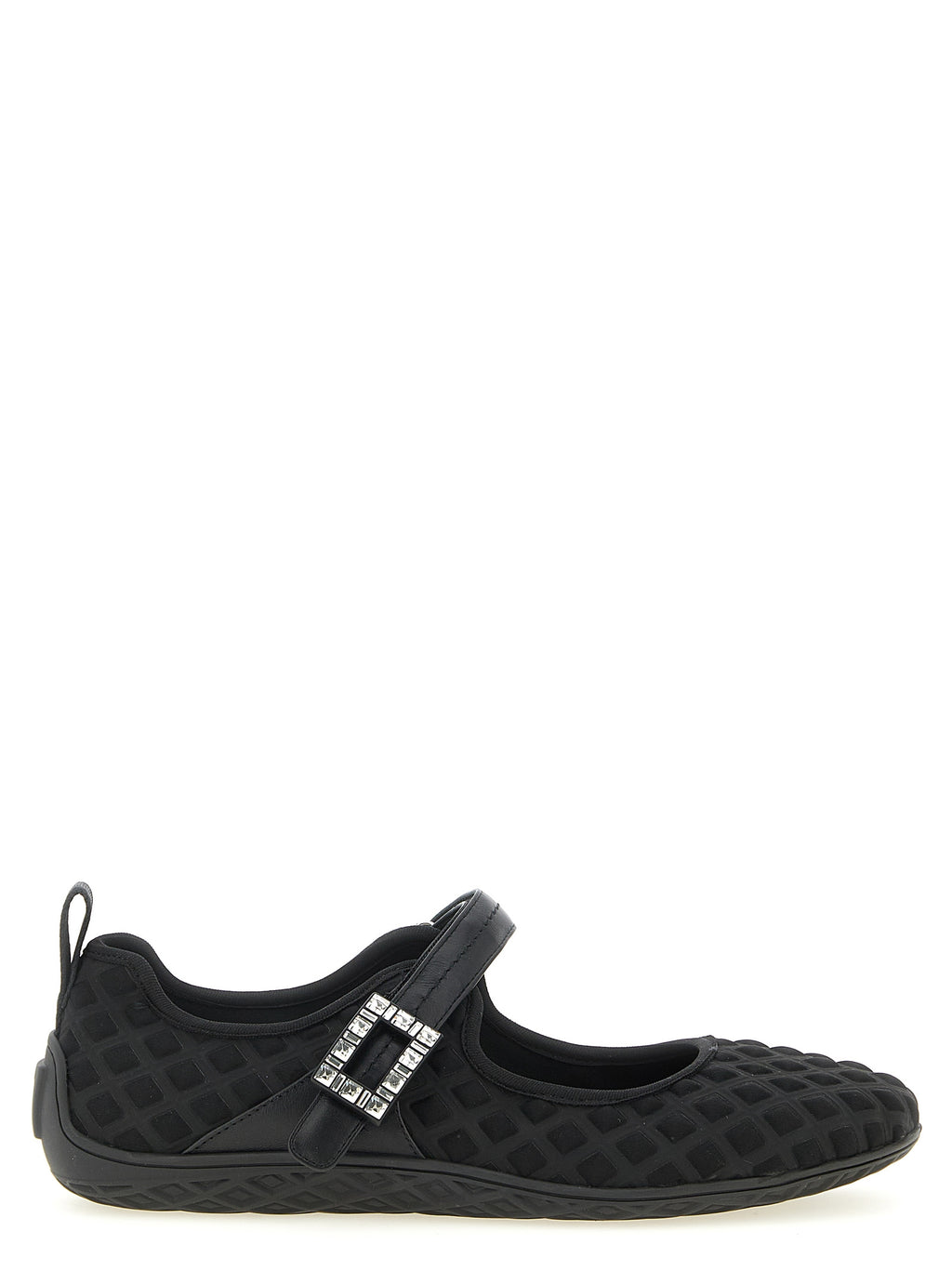 Roger Vivier Black Polyamide Ballet Flats