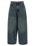 Balenciaga Blue Cotton Relaxed Fit Jeans