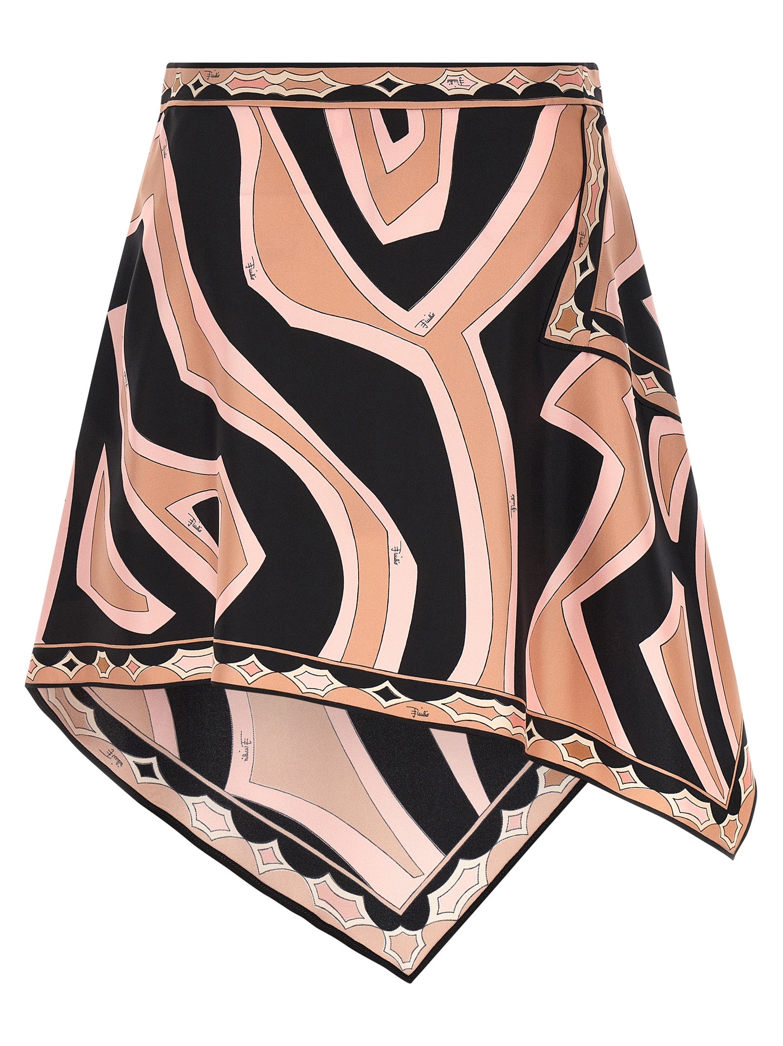 Emilio Pucci Multicolor Silk Mini Skirt