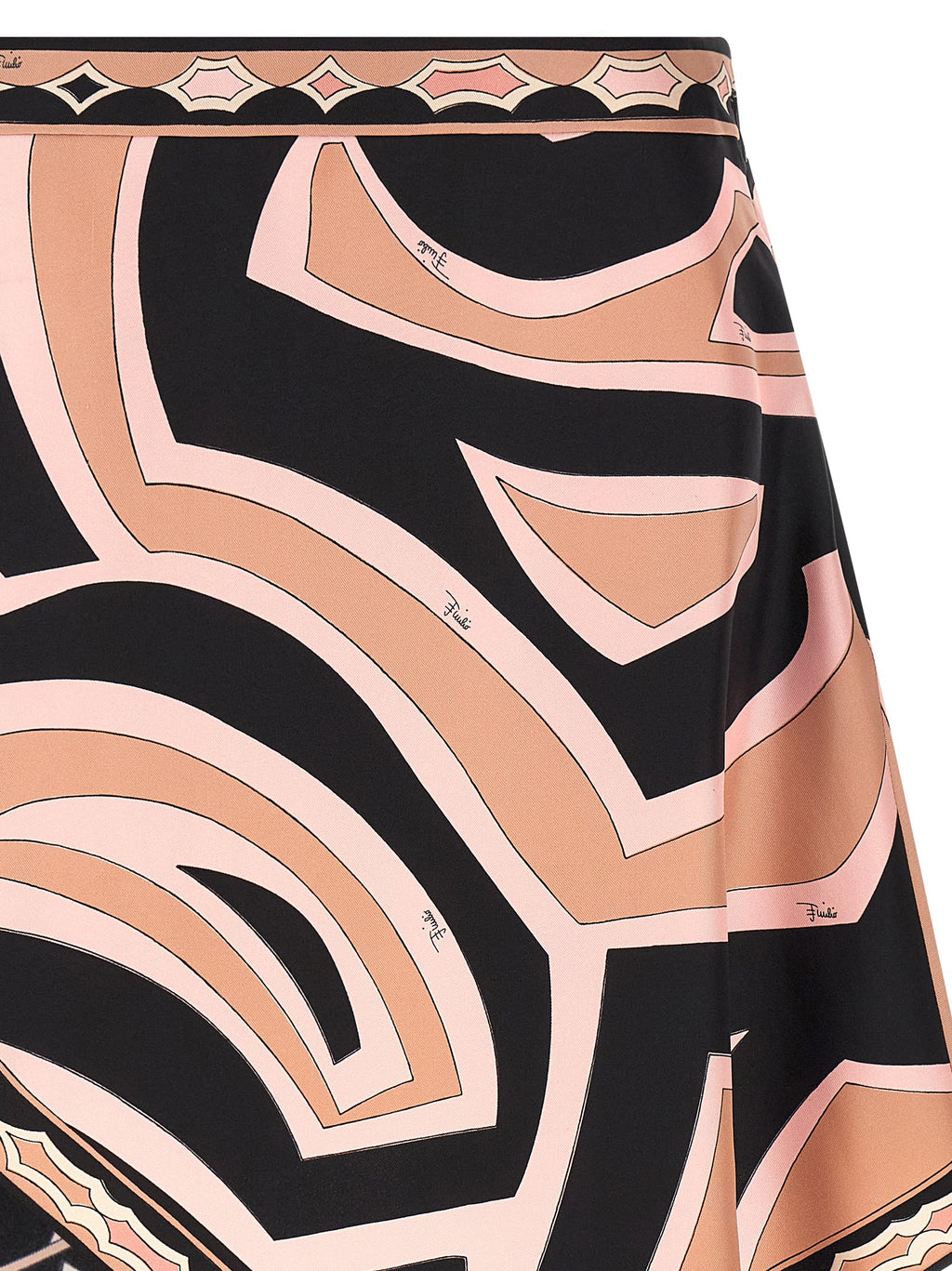 Emilio Pucci Multicolor Silk Mini Skirt