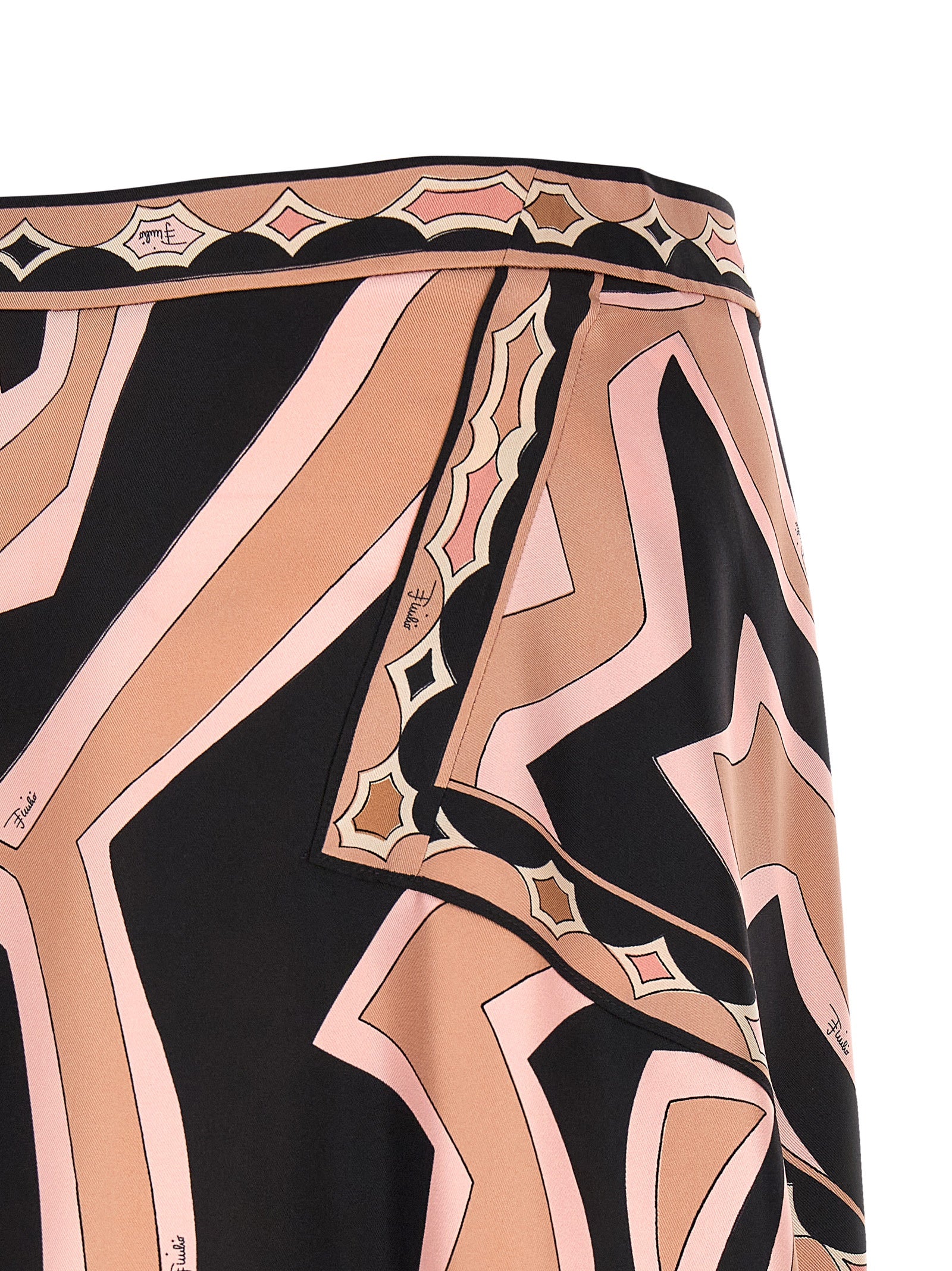 Emilio Pucci Multicolor Silk Mini Skirt