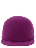 Balenciaga Purple Cotton Cap (Baseball Hat)