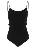 Jacquemus Black Polyamide One-Piece Swimsuit