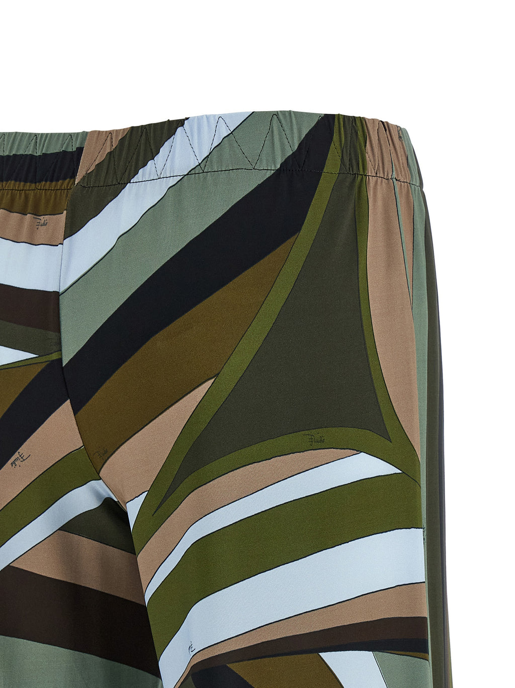 Emilio Pucci Multicolor Viscose Flared Pants
