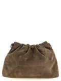 Brunello Cucinelli Brown Calfskin Clutch Bag
