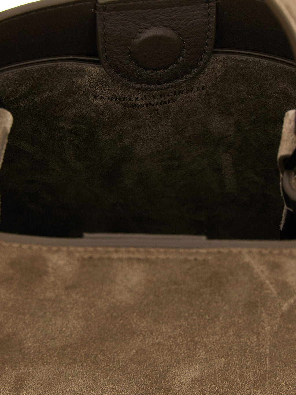 Brunello Cucinelli Brown Calfskin Handbag