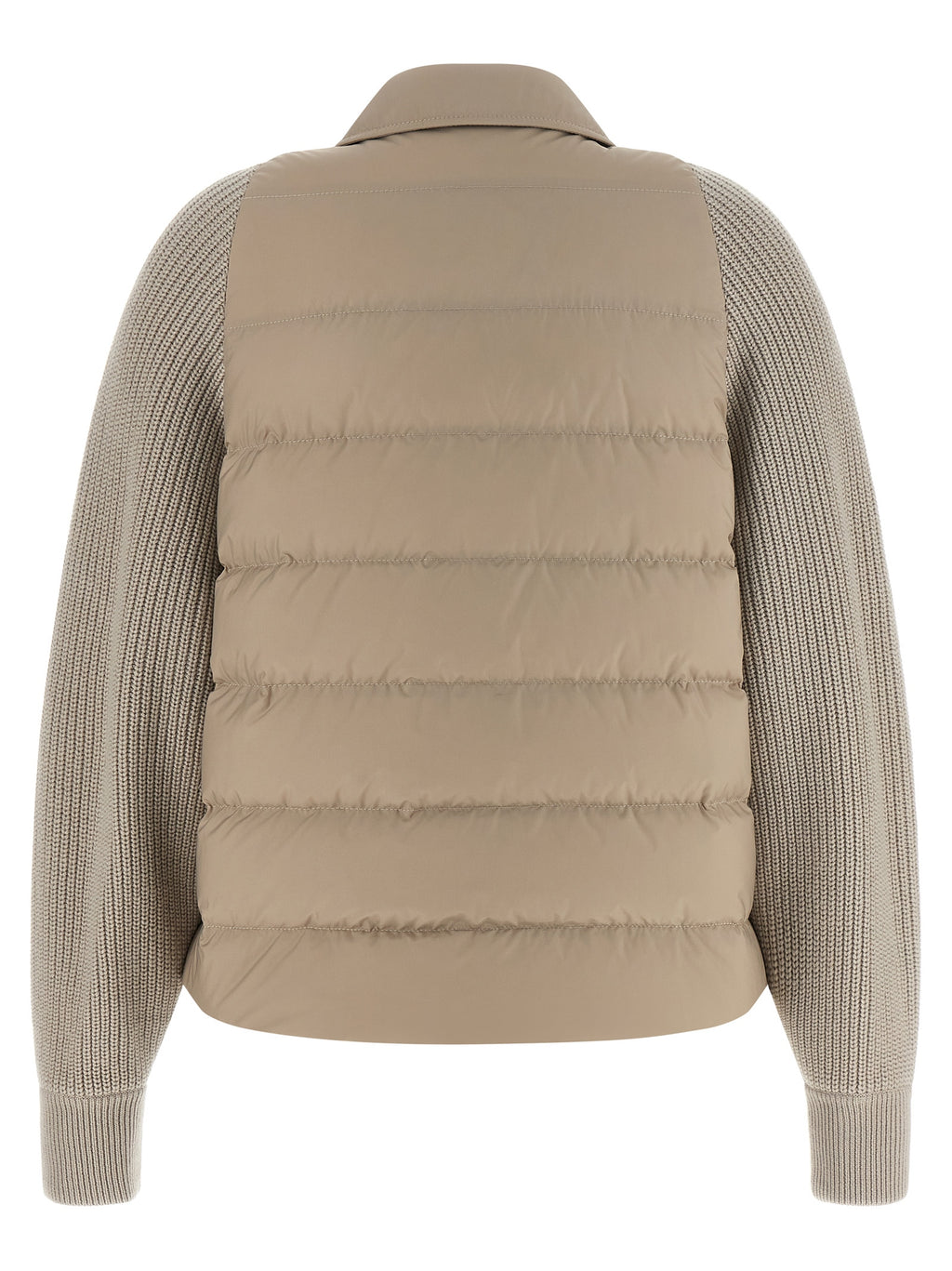 Brunello Cucinelli Beige Polyester Shell Jacket