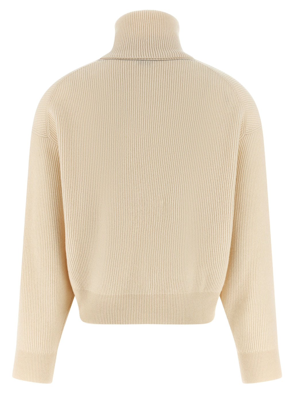 Brunello Cucinelli White Virgin Wool Cardigan