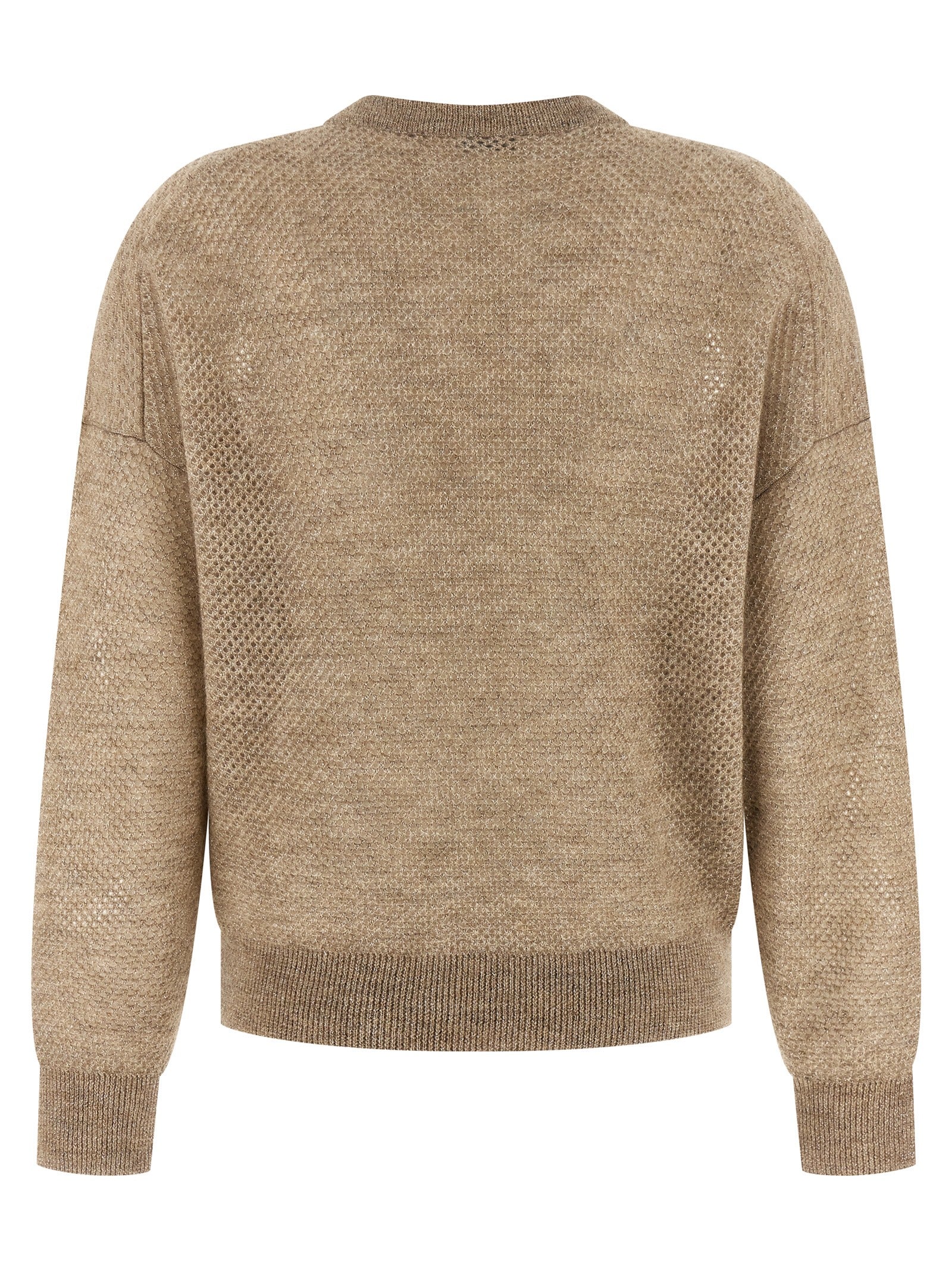 Brunello Cucinelli Beige Wool Cardigan