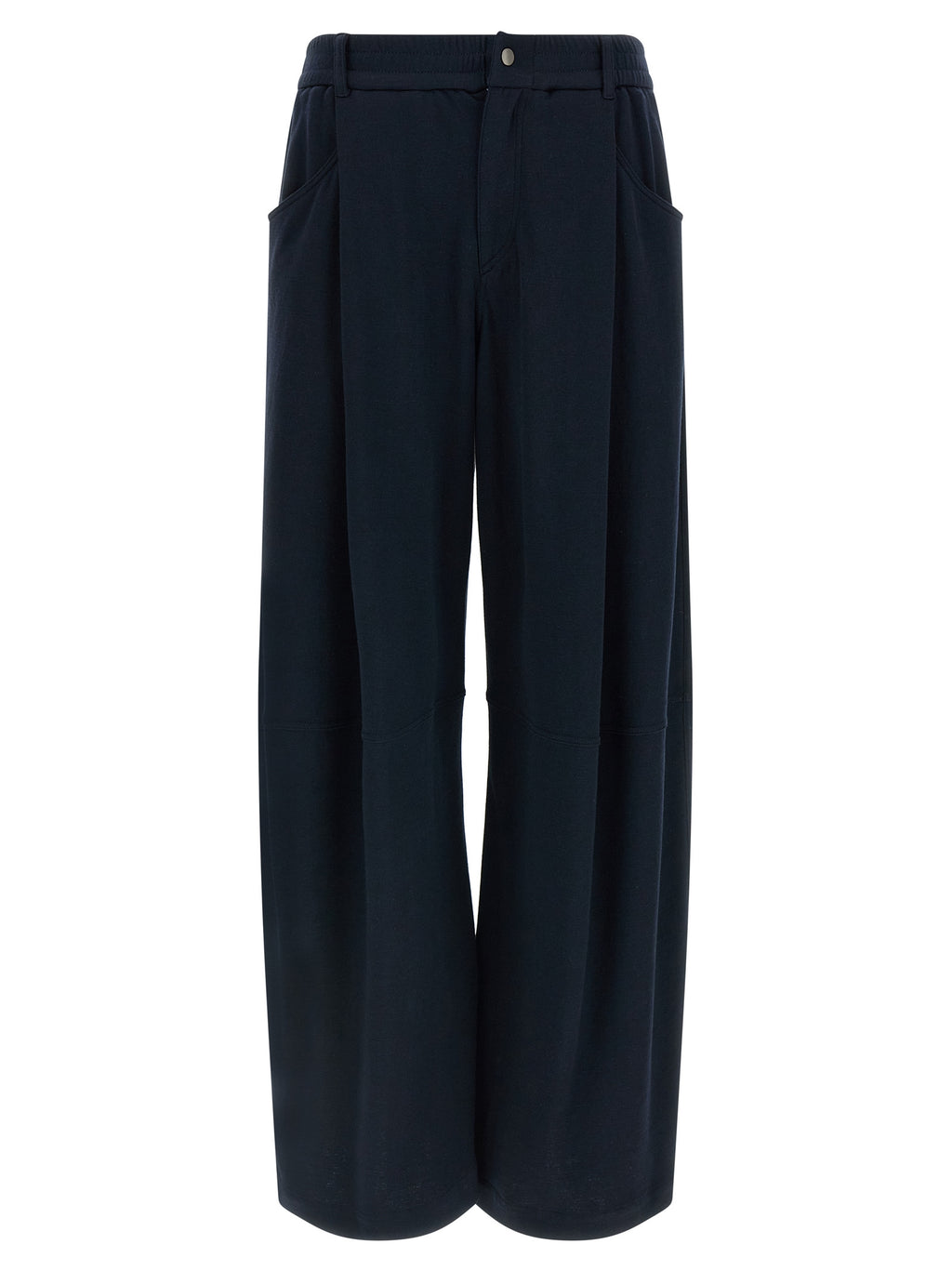 Brunello Cucinelli Blue Cotton Casual Pants