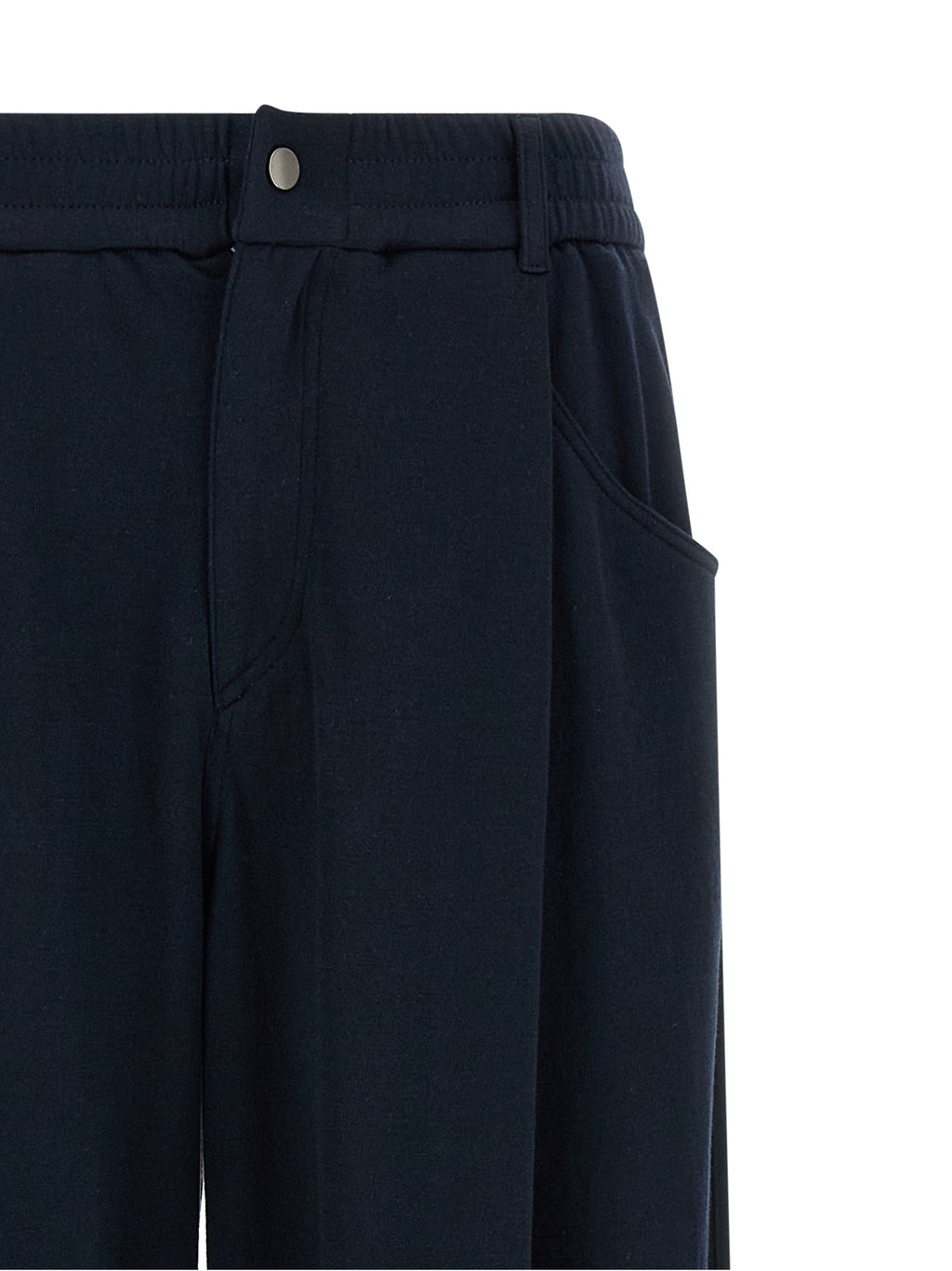 Brunello Cucinelli Blue Cotton Casual Pants