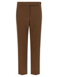 Brunello Cucinelli Brown Cotton Cropped Pants