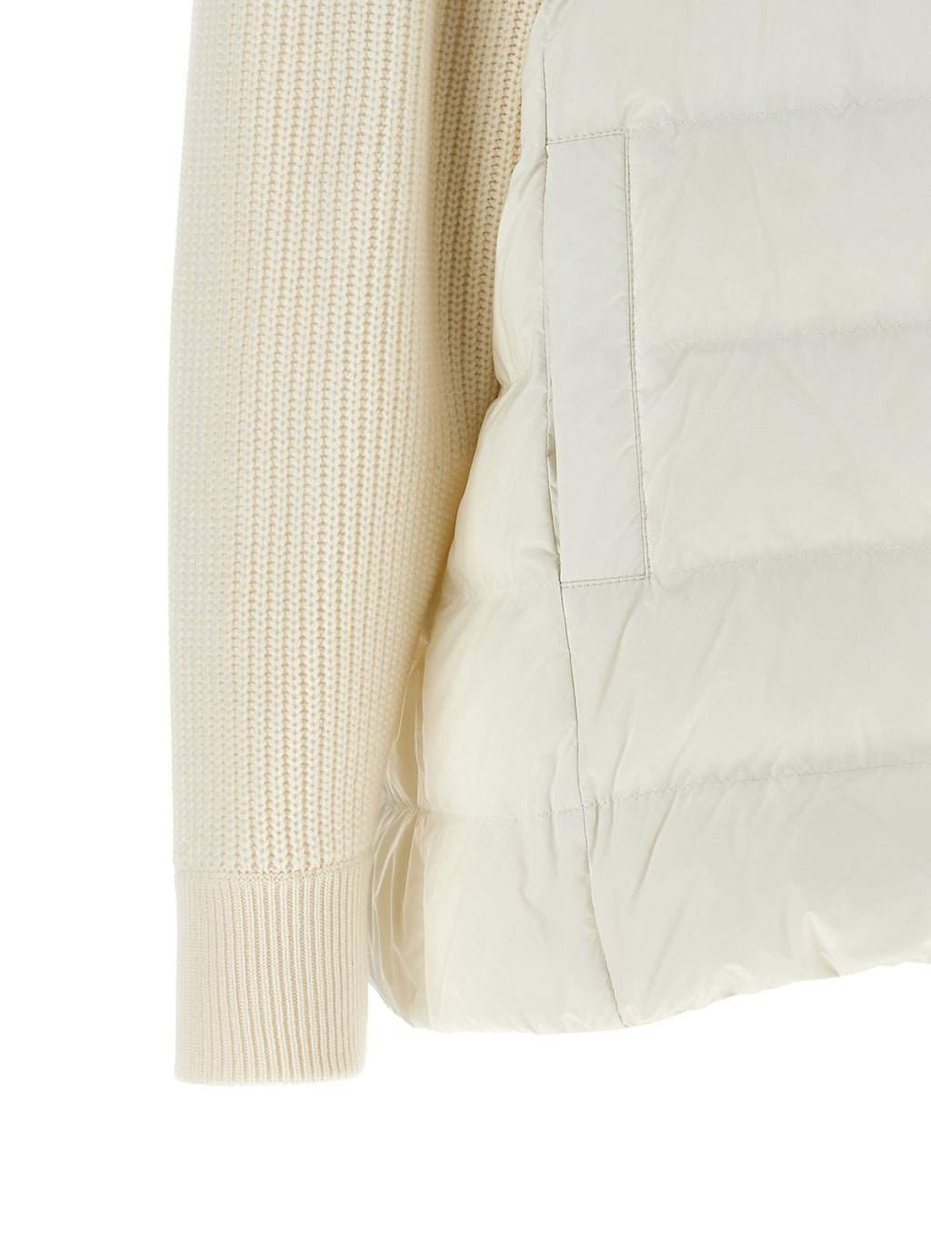 Brunello Cucinelli White Polyester Full-Length Jacket