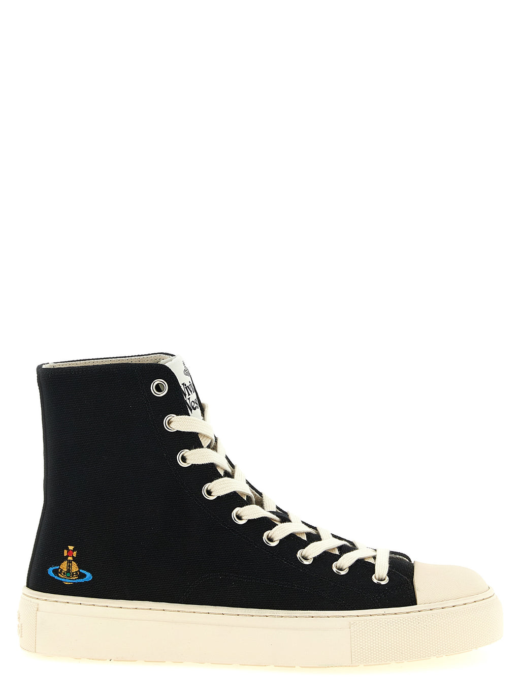 Vivienne Westwood Plimsoll Logo High-Top Sneakers