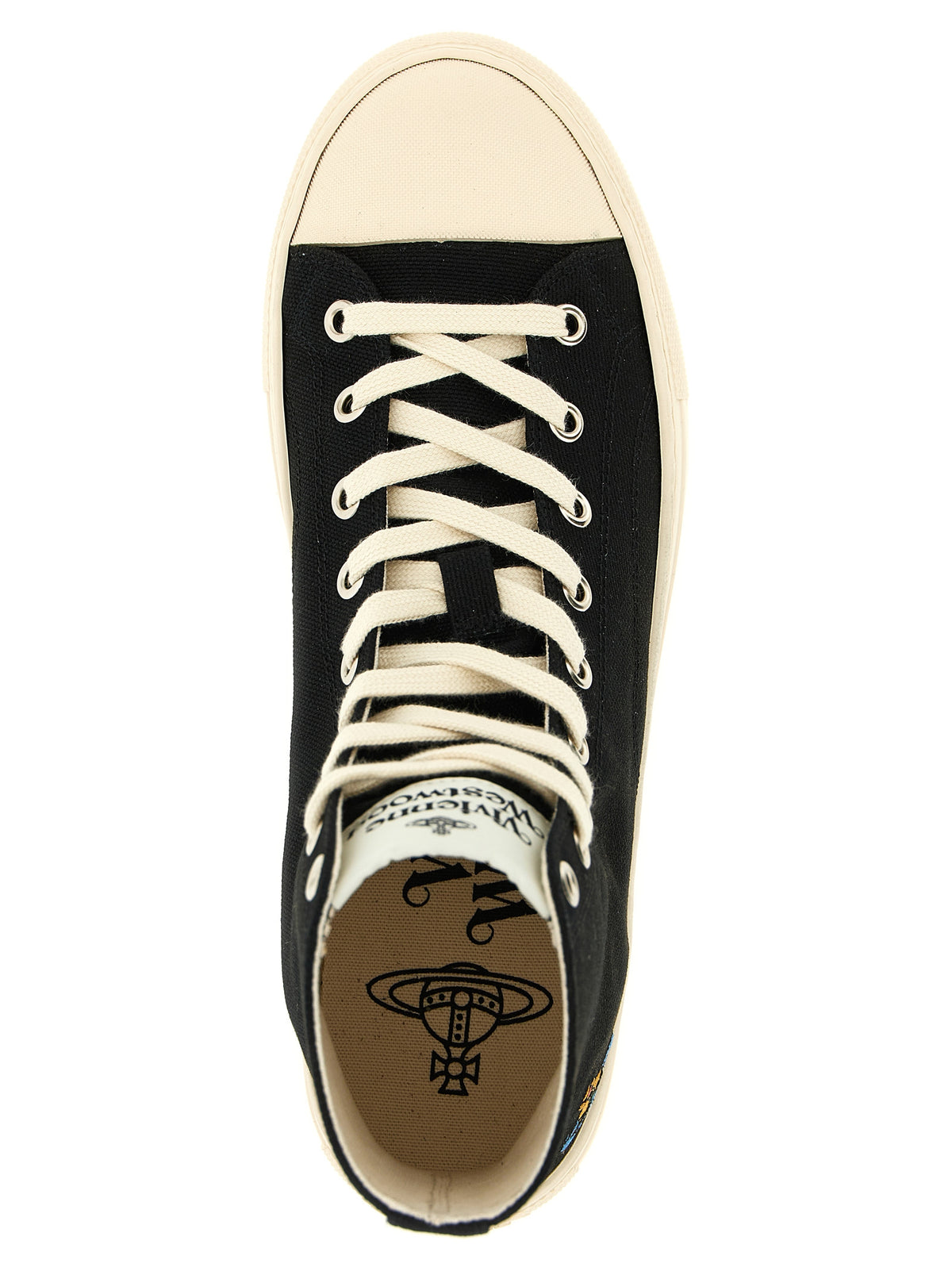 Vivienne Westwood Plimsoll Logo High-Top Sneakers