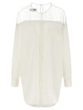 MM6 Maison Margiela White Cotton Blouse