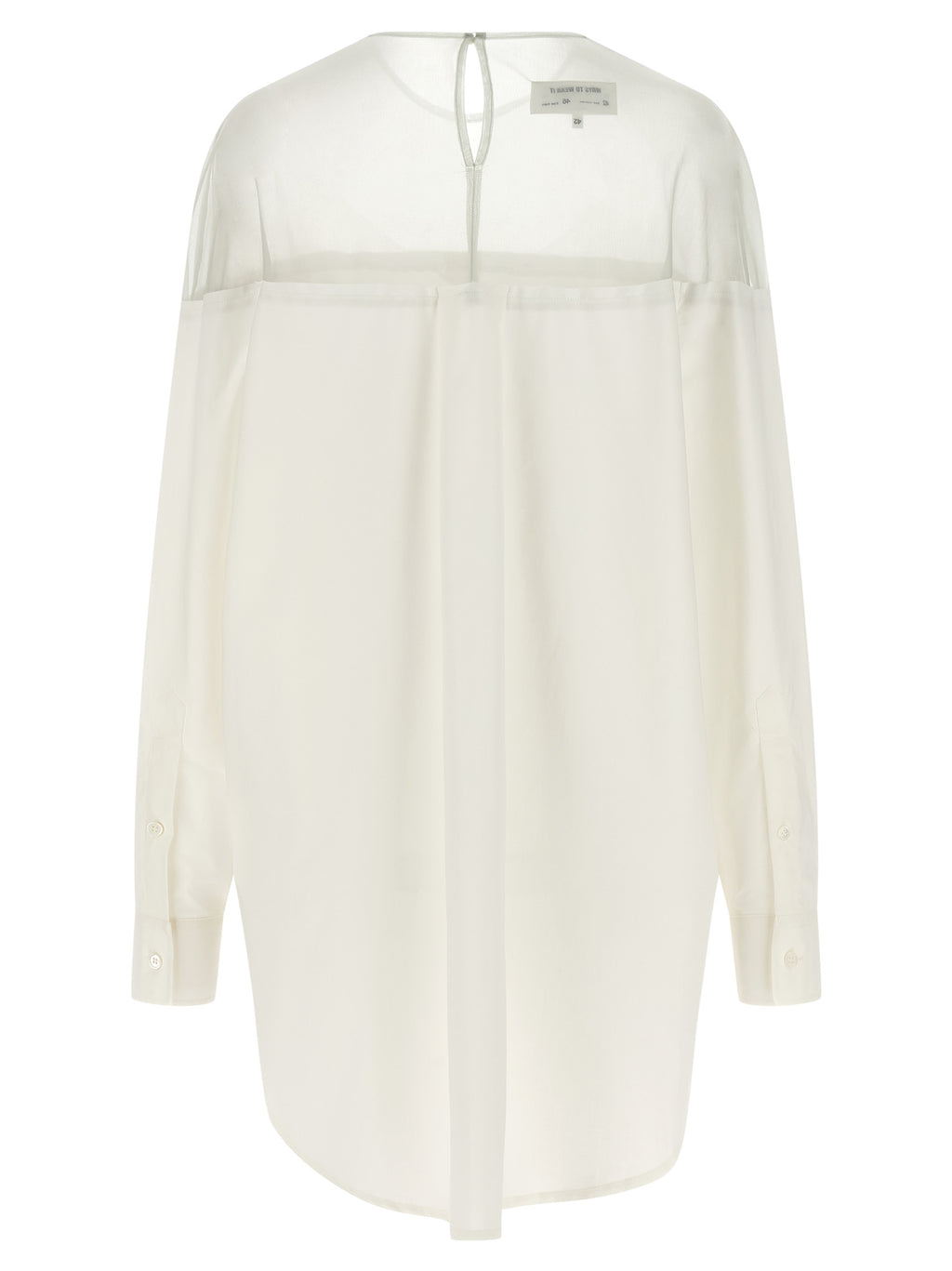 MM6 Maison Margiela White Cotton Blouse